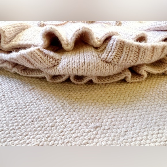 Misha & Puff Dune Blush Pink Wool Skating Skirt Handmade 3-4y Mini Skort Bloomer - Picture 4 of 12